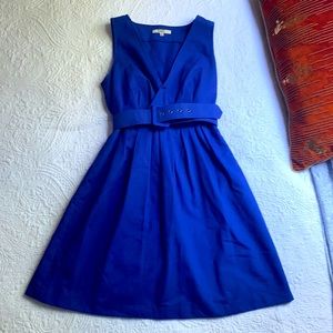BB Dakota Cotton A-line Belted Dress